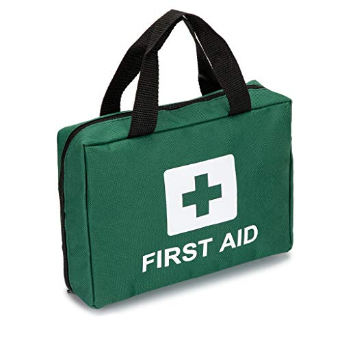 Red First Aid Bag Empty Travel Rescue Pouch First Responder Storage Medicine Emergency Bag for Car Home Office Kitchen Sport Outdoors (Green) - color: Green