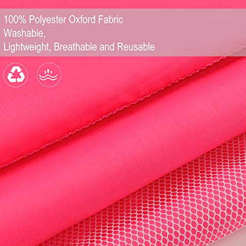 51" Garment Bags with Zipper Pocket for Dance Costume,Wedding Gown,Suit,Garment Bags for Travel and Storage(Pack of 2, Pink) - color: Pink